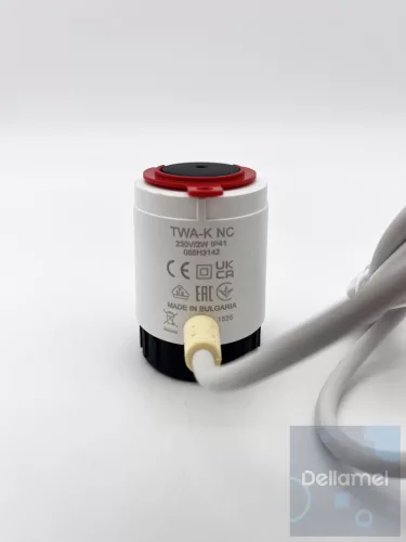 Danfoss TWA-A, RA - 230V - Danfoss csatlakozású - NC - Termoelektromos mozgató motor 