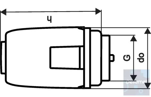 UPONOR Vario Plus Pro/ 230V - Külsőmenetes - Termoelektromos mozgató motor