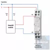 FINDER 22.32.0.230.4340 Installációs mágneskapcsoló, kontaktor, 25A (AC-7a), 2NO, 230V AC/DC, On-Auto-Off kapcsoló + mechanikus állapotjelzés + LED