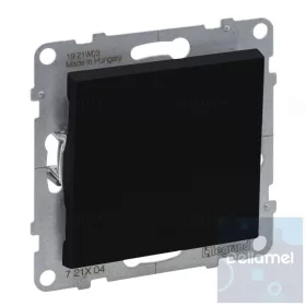   Suno fekete 101 egypólusú kapcsoló, keret nélkül 10AX 721401 Legrand