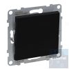 Suno fekete N101 egypólusú nyomó, keret nélkül 6A 721409 Legrand