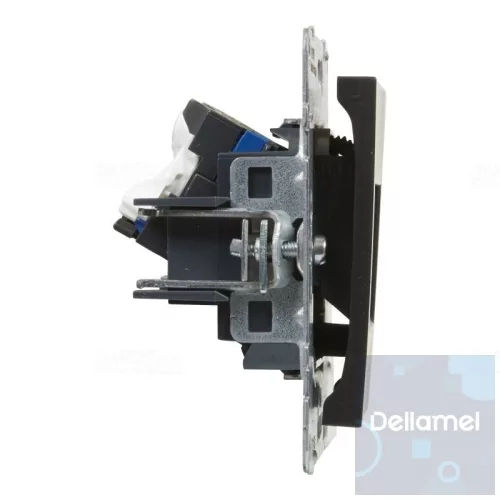 Suno fekete 2xRJ45 UTP Cat.6 csatlakozóaljzat, keret nélkül 721453 Legrand