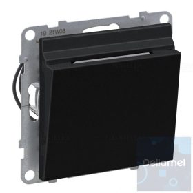   Suno fekete hotelkártya-kapcsoló 6A, keret nélkül 721475 Legrand