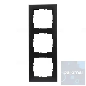 Suno fekete keret 3-as 721523 Legrand