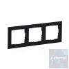Suno fekete keret 3-as 721523 Legrand