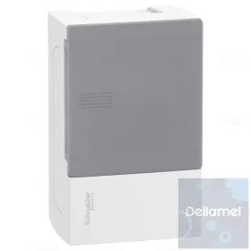   Kiselosztó falonkívüli 1/ 4 tejüveg ajtóval IP40 PE/N sínnel RESI9 MP MIP12104T