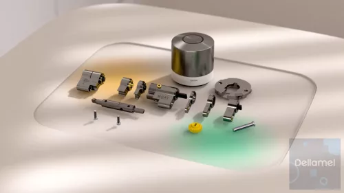 NUKI Smart Lock Ultra - Okos zár (Motor + univerzális cilinder)