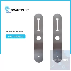   Takarólemez Keskeny Monaco Okos Kilincshez, 2 Db / Csomag, Ezüst