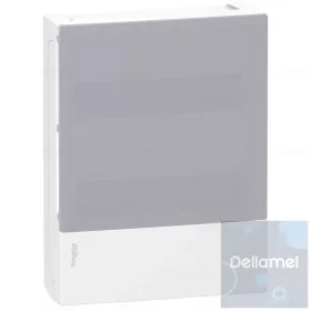   Kiselosztó falonkívüli 2/24 tejüveg ajtóval IP40 PE/N sínnel RESI9 MP MIP12212T