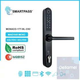 Monaco C72 Black Okos Kilincs