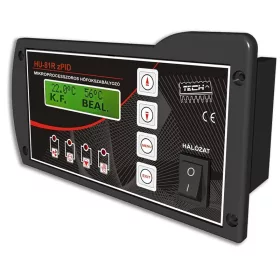   TECH HU-81zDIP szilárdtüzelésű kazán KF és HMV szivattyú vezérlés