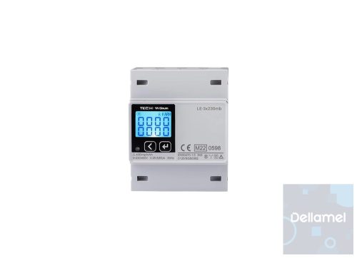 SINUM LE-3x230mb 3 fázisú kétirányú energiamérő MID tanúsítvánnyal