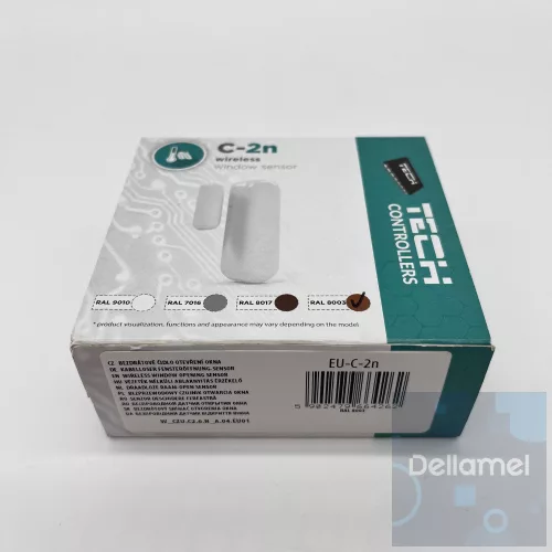 TECH/SINUM EU-C-2N VEZETÉK NÉLKÜLI ABLAKNYITÁS ÉRZÉKELŐ - világos barna - RAL8003 I WTP