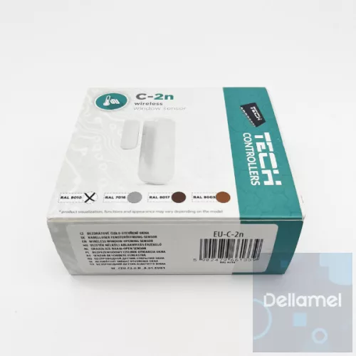 TECH/SINUM EU-C-2N VEZETÉK NÉLKÜLI ABLAKNYITÁS ÉRZÉKELŐ - fehér - RAL9010 I WTP