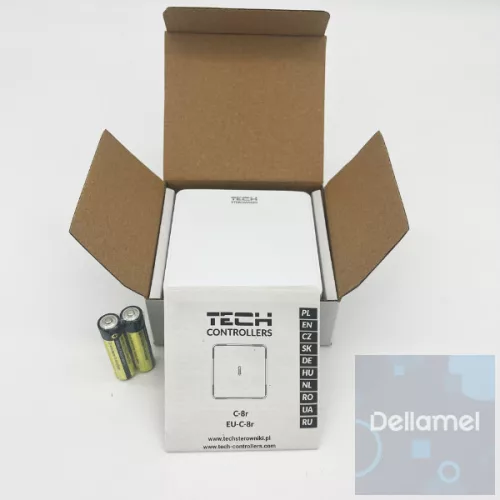 TECH/SINUM EU-C-8r VEZETÉK NÉLKÜLI SZOBAHŐMÉRSÉKLET ÉRZÉKELŐ - fehér I WTP