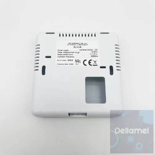 TECH/SINUM EU-C-8r VEZETÉK NÉLKÜLI SZOBAHŐMÉRSÉKLET ÉRZÉKELŐ - fehér I WTP