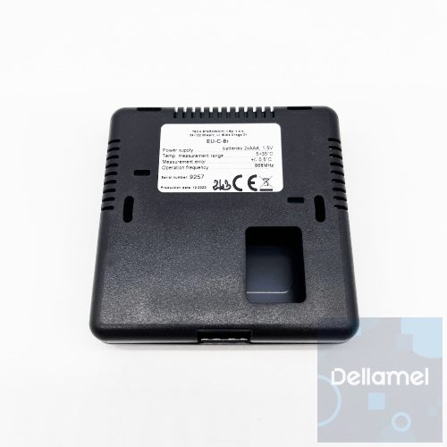 TECH/SINUM EU-C-8r VEZETÉK NÉLKÜLI SZOBAHŐMÉRSÉKLET ÉRZÉKELŐ - fekete I WTP