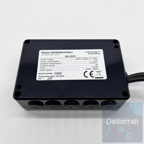 TECH EU-513 integráló modul 5 feszültség bemenet részére (relé doboz)