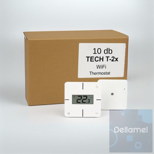TECH T-2x Wifi termosztát / 10db-os csomag