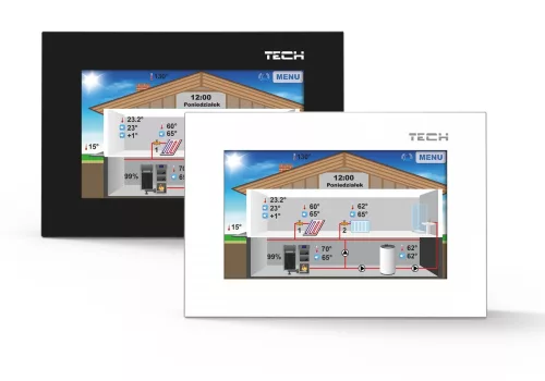 TECH EU-281 C termosztát RS kommunikációval - végrehajtó modul