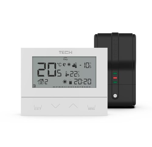 TECH  EU-292 v2 vezeték nélküli termosztát - végrehajtó modul