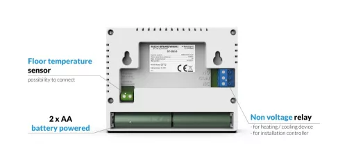 TECH EU-292 v3 vezetékes on/off termosztát