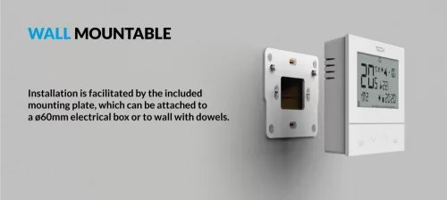 TECH EU-292 v3 vezetékes on/off termosztát
