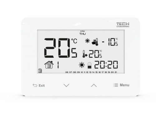 TECH  EU-293 v3 vezetékes on/off termosztát (süllyesztett)