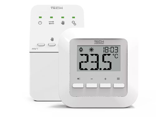 TECH  EU-295 v2 vezeték nélküli termosztát + végrehajtó modul