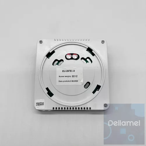 TECH EU-297 v3 vezetékes on/off termosztát (süllyesztett) - fehér