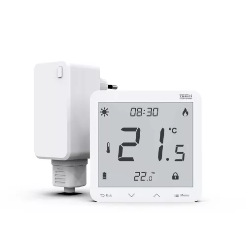 TECH EU-297z v2 vezeték nélküli termosztát - végrehajtó modul (süllyesztett) 230V