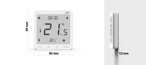 TECH EU-297z v2 vezeték nélküli termosztát - végrehajtó modul (süllyesztett) 230V