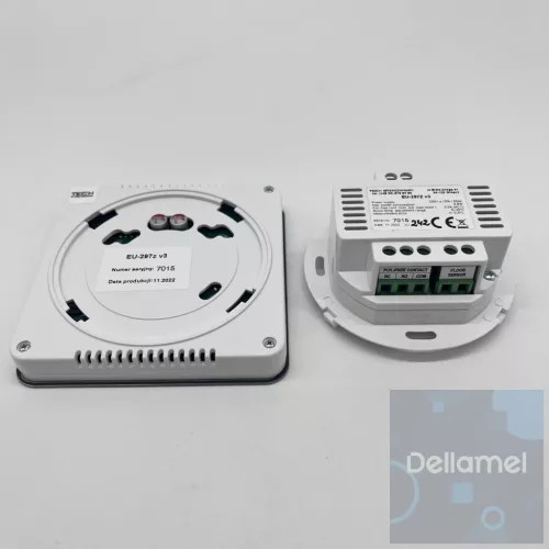 TECH EU-297z v3 vezetékes on/off termosztát (süllyesztett) 230V