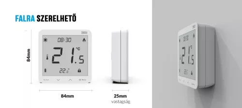 TECH EU-T-3.1 vezetékes on/off termosztát