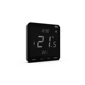   TECH EU-R-10s PLUS VEZETÉKES SZOBATERMOSZTÁT EU-L-10 VEZÉRLŐHÖZ - fekete