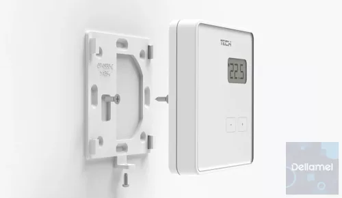 TECH/SINUM EU-R-8b VEZETÉK NÉLKÜLI SZOBATERMOSZTÁT - fekete I WTP