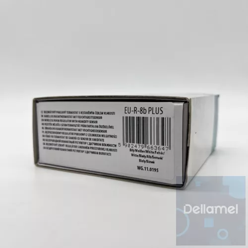 TECH/SINUM EU-R-8b PLUS FEHÉR VEZETÉK NÉLKÜLI SZOBATERMOSZTÁT PÁRATARTALOM ÉRZÉKELŐVEL - fehér I WTP