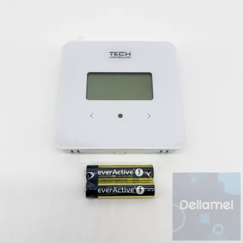 TECH/SINUM EU-R-8b PLUS FEHÉR VEZETÉK NÉLKÜLI SZOBATERMOSZTÁT PÁRATARTALOM ÉRZÉKELŐVEL - fehér I WTP