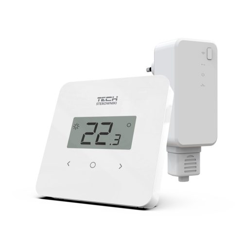 TECH  EU-T-2.2 termosztát érintő gombokkal + végrehajtó modul