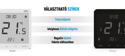 TECH EU-297z v2 vezeték nélküli termosztát - végrehajtó modul (süllyesztett) 230V