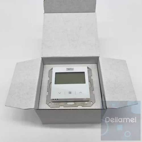 TECH/SINUM EU-F-8z VEZETÉK NÉLKÜLI SZOBATERMOSZTÁT PÁRATARTALOM ÉRZÉKELŐVEL - fehér I WTP