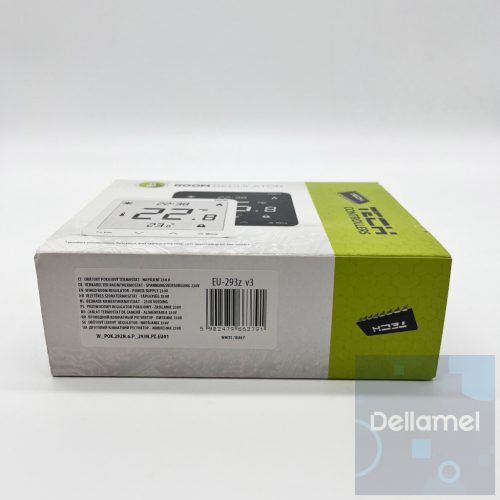 TECH EU-293z v3 VEZETÉKES ON/OFF SZOBATERMOSZTÁT (süllyesztett) 230V