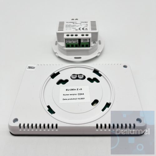 TECH EU-293z v3 VEZETÉKES ON/OFF SZOBATERMOSZTÁT (süllyesztett) 230V
