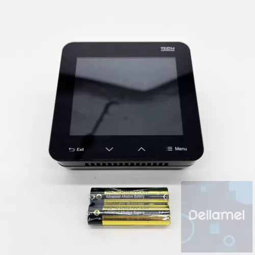 TECH EU-R-8s PLUS FEKETE VEZETÉK NÉLKÜLI SZOBATERMOSZTÁT PÁRATARTALOM ÉRZÉKELŐVEL