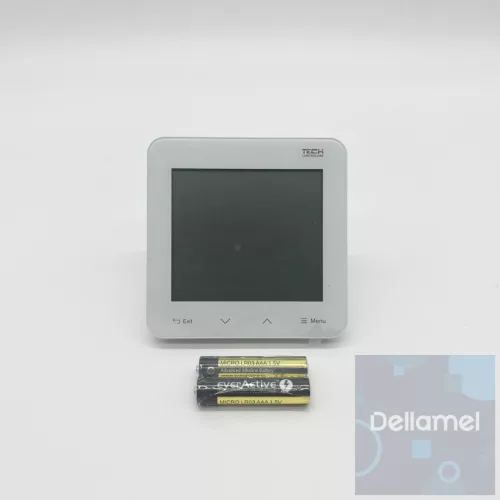 TECH/SINUM EU-R-8pb PLUS FEHÉR VEZETÉK NÉLKÜLI SZOBATERMOSZTÁT PÁRATARTALOM ÉRZÉKELŐVEL I WTP