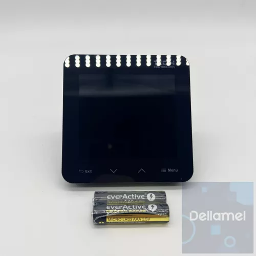 TECH/SINUM EU-R-8pb PLUS FEKETE VEZETÉK NÉLKÜLI SZOBATERMOSZTÁT PÁRATARTALOM ÉRZÉKELŐVEL I WTP