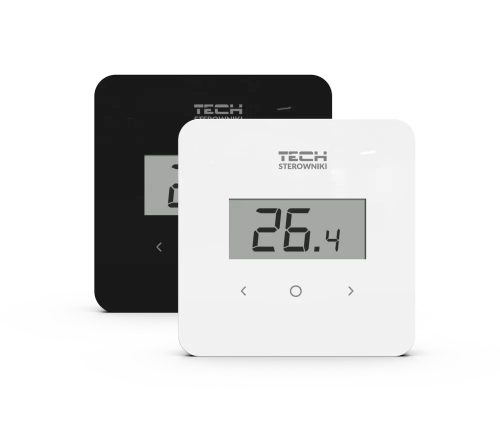 TECH EU-R-12b kábeles távszabályzó termosztát EU-L-X-hez - fekete