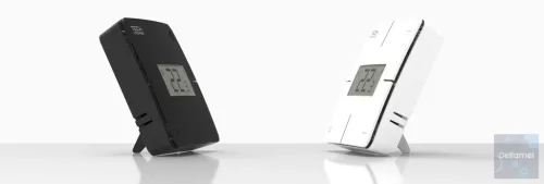 TECH EU R-8X FEHÉR VEZETÉK NÉLKÜLI SZOBAHŐMÉRSÉKLET SZABÁLYOZÓ PÁRATARTALOM-ÉRZÉKELŐVEL