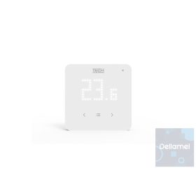   TECH/SINUM EU-R-8 LED VEZETÉK NÉLKÜLI SZOBATERMOSZTÁT - fehér I WTP