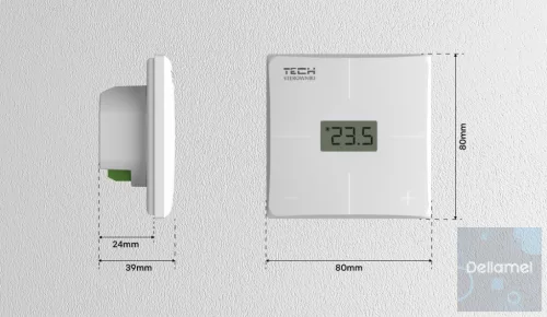 TECH T-1.1z Vezetékes ON/OFF SZOBATERMOSZTÁT I 230V